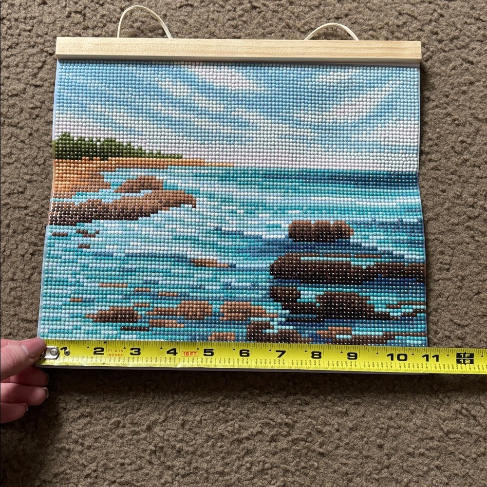Coastal Beaded Wall Diamond Art - Picture 2 of 3